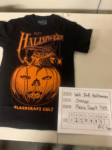 September Mystery Box 2019 - Web Doll Halloween - Orange Tee (LIQUIDATE)