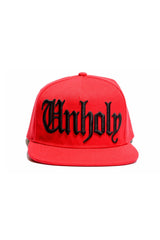 Unholy - Snapback Hat Red