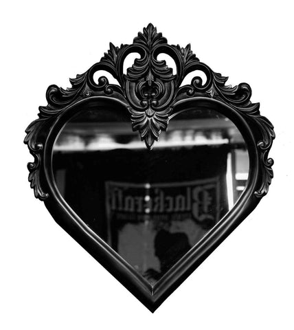 Heart Mirror- Black