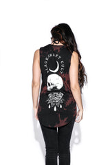 Spirits Of The Dead Bleach Wash- Unisex Sleeveless Tall Tee