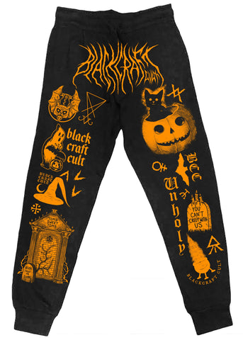 Halloween Mystery Box - Orange Print Joggers (LIQUIDATE)