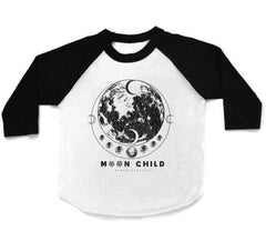 Moon Phase - Child's Baseball Tee