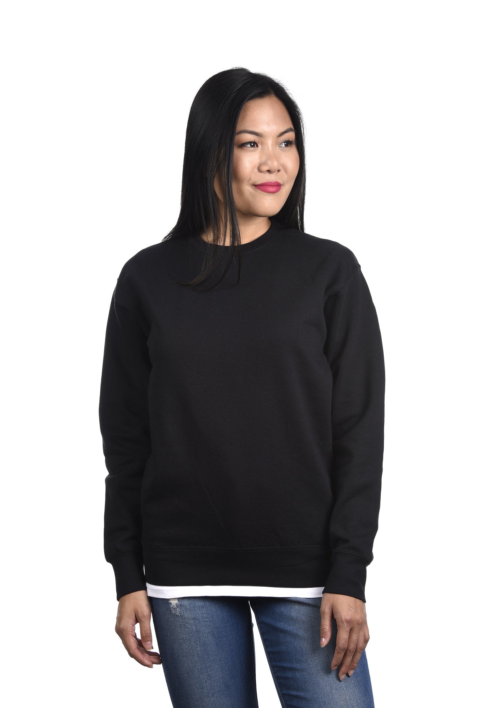 BOH M2480 Cotton Heritage Black Crewneck