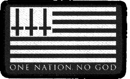 One Nation No God - Embroidered Patch