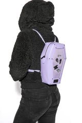 Purple Pin Collector - Coffin Backpack