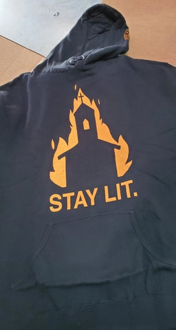 Stay Lit - Pullover Limited Edition Orange Pint (LIQUIDATE)