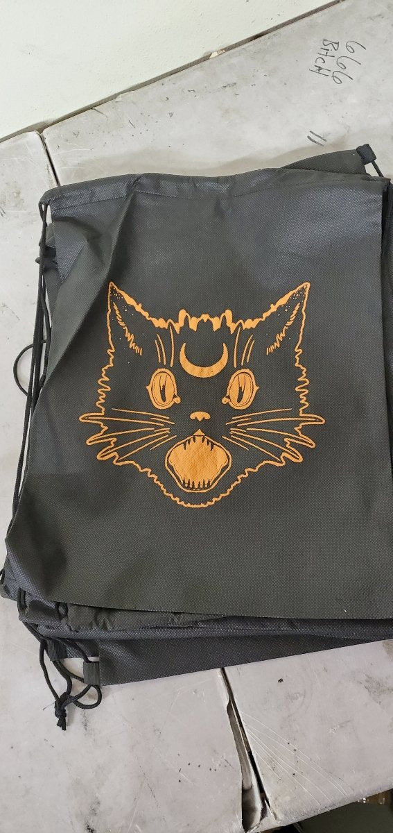 Mystery Box 2019 - Orange Cat - Drawstring Bag (LIQUIDATE)