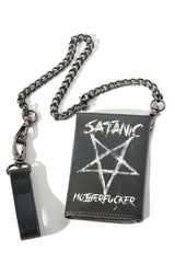 Satanic Motherfucker - Trifold Chain Wallet