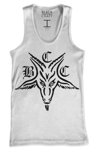 BCC Goat - White Tank Top