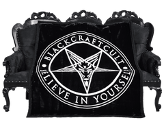 Pentagram Blanket - Moonlight Black