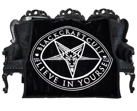 Pentagram Blanket - Moonlight Black