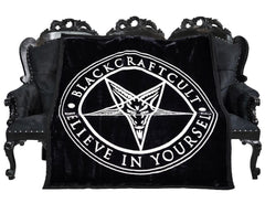 Pentagram Blanket - Moonlight Black