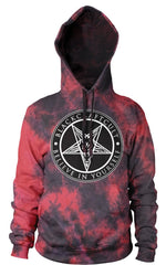 Believe In Yourself - Blood Moon Dye Hooded Pullover