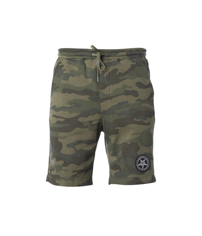 Believe In Yourself Camo Sweat Shorts