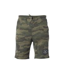 Believe In Yourself Camo Sweat Shorts