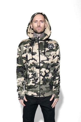 Baphomet Camo - Zip Up