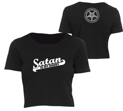 Satan Is My Daddy - Crop Tee