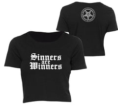 Sinners Are Winners - Crop Tee