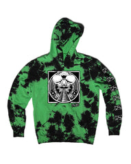 Ancient Mau5 - Green Lightning Dye Hooded Pullover