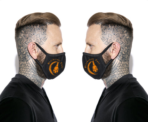 Release The Bats - Orange print Face Mask