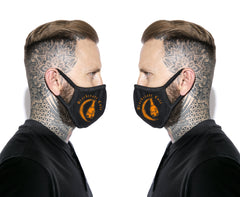 Release The Bats - Orange print Face Mask