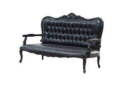 Four Seater King Sofa- Black