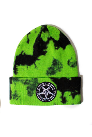 Believe In Yourself - Green Lightning Dye Beanie