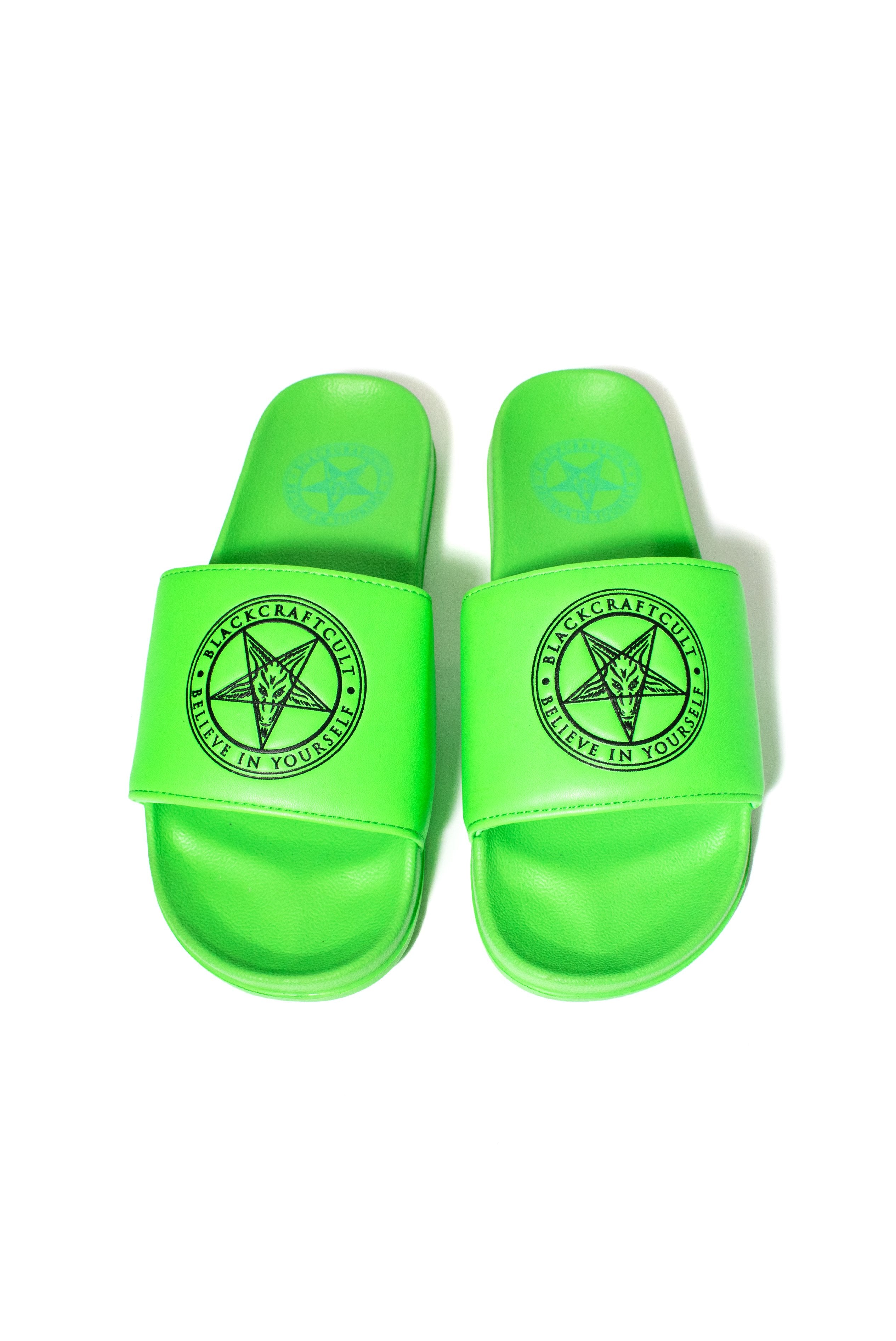 Green Believe In Yourself - Pool Slides