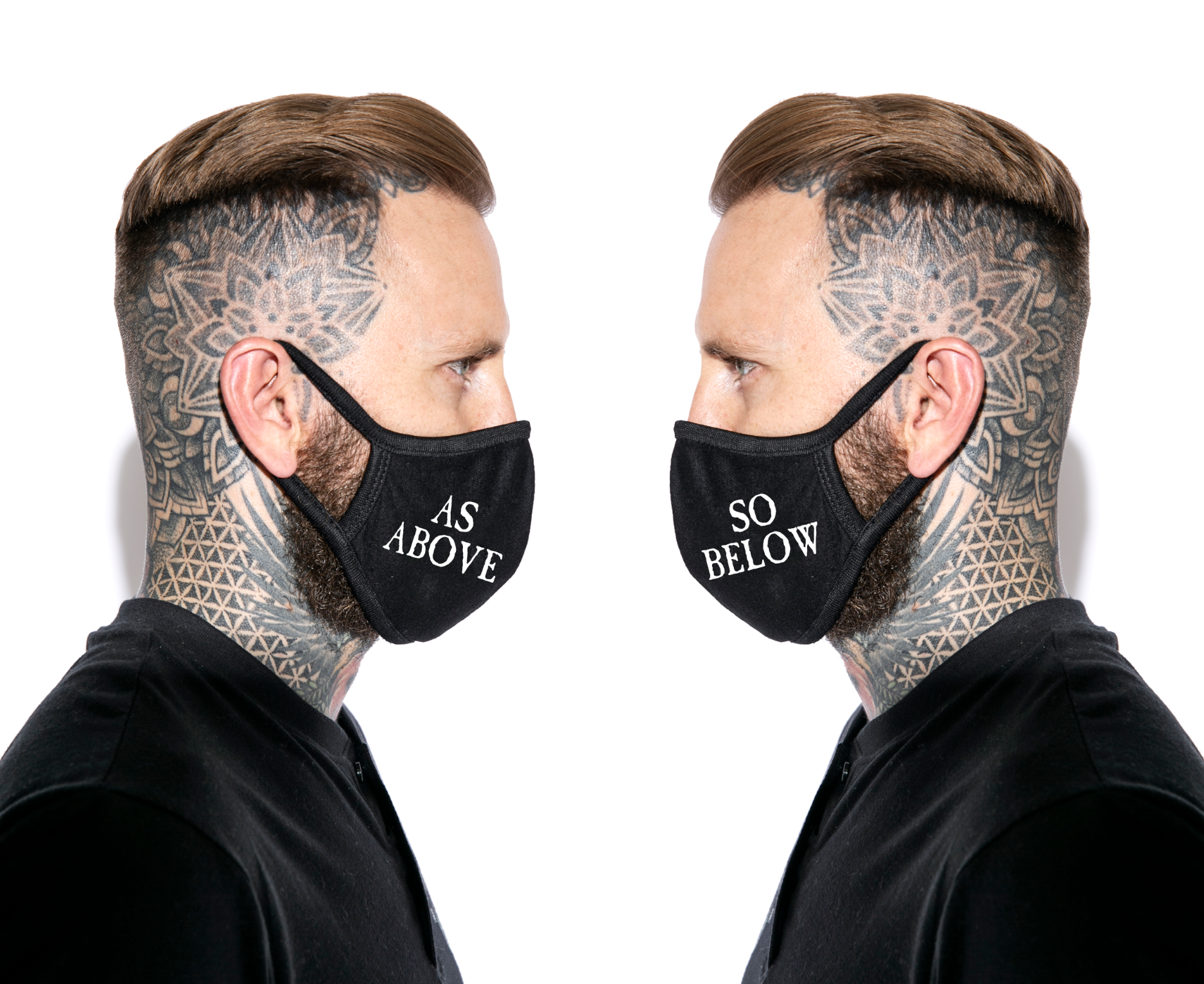 As Above So Below - Face Mask