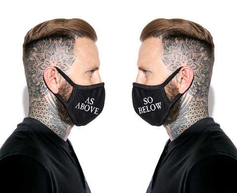 As Above So Below - Face Mask