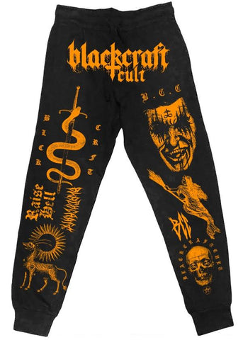 Haunt - Orange Print Joggers