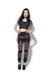 Ouija -  Pink Print Joggers