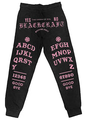 Ouija -  Pink Print Joggers