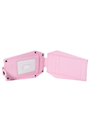 Never Trust - Pink Coffin Cardholder Wallet