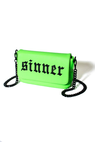 Sinner - Green Crossbody(THIN EMBROIDERY)