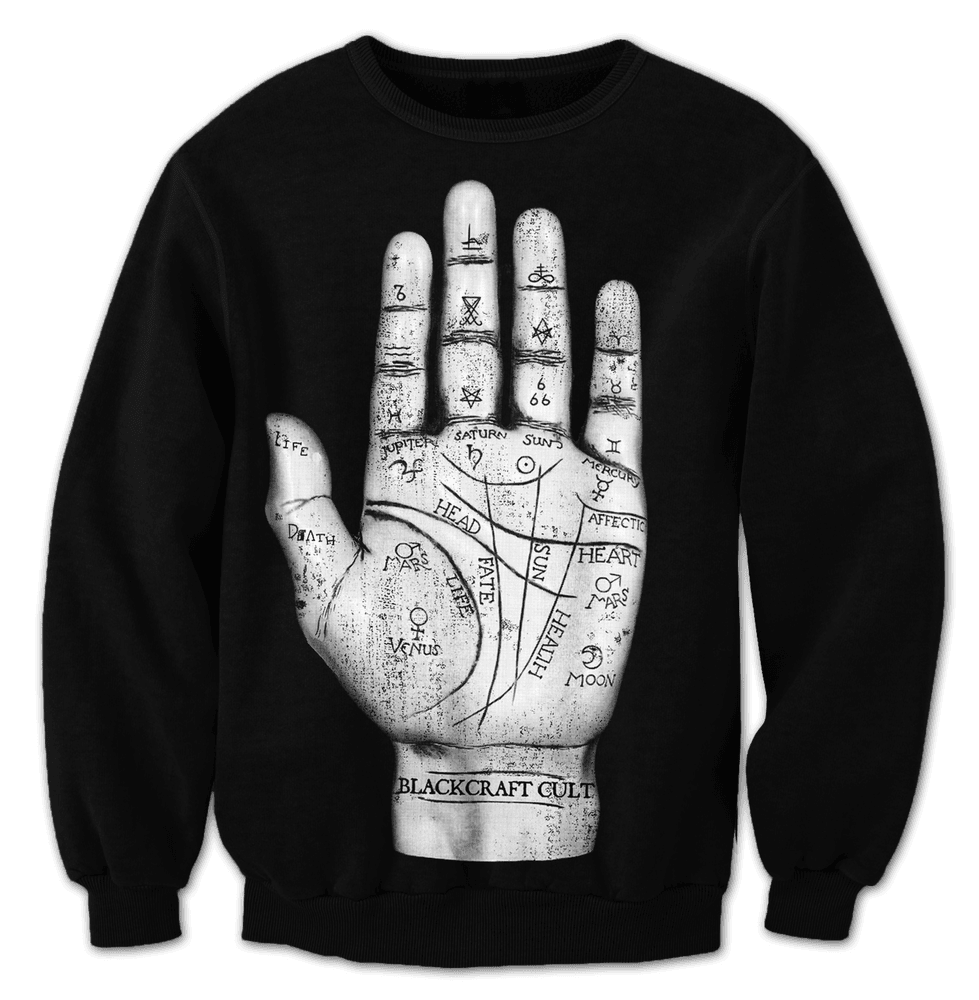 Palm Reader -Crewneck