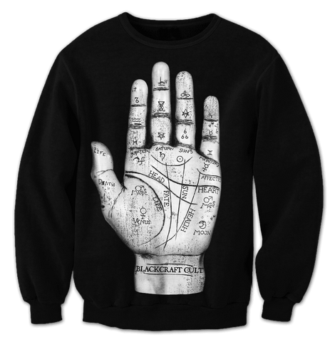 Palm Reader -Crewneck