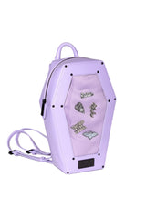 Purple Pin Collector - Coffin Backpack