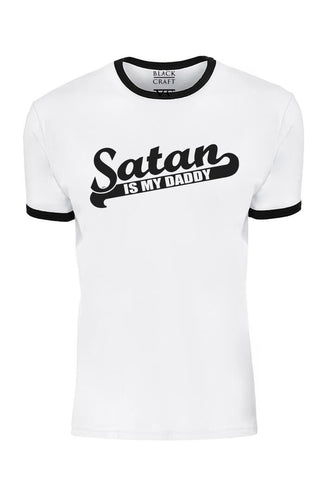 Satan Is My Daddy - Ringer Tee