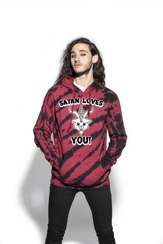 Cuz Jesus Doesn't - Krueger Dye Hooded Pullover