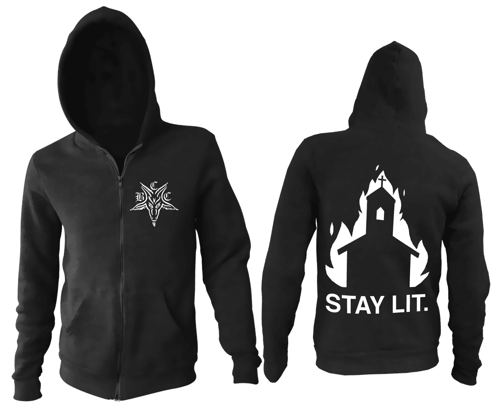 Stay Lit - Zip Up Hoodie