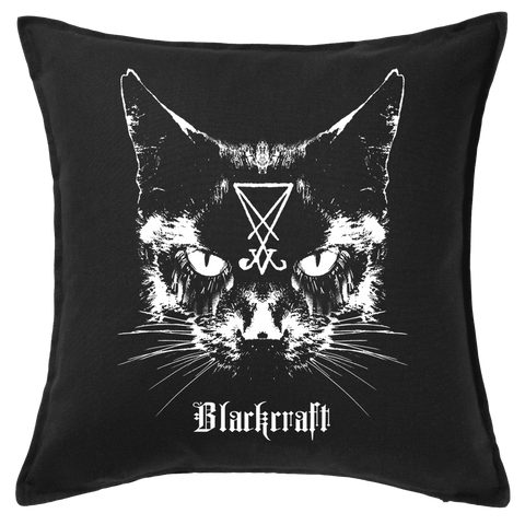 Lucifer The Cat - Throw Pillow (AWAITING INNER)