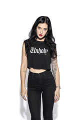 Unholy - Festival Crop Tank