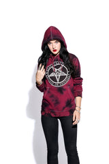 Believe In Yourself - Blood Moon Dye Hooded Pullover